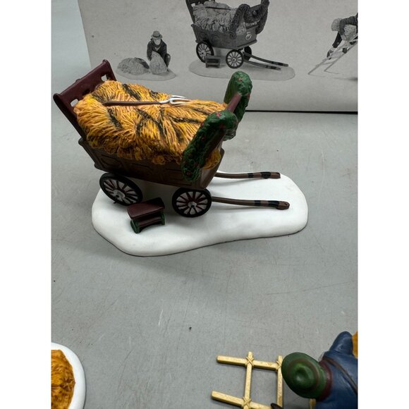 Department 56 Thatcher Figurine Set Holiday Decor Used READ - Picture 5 of 9